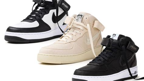 stussy air force 1 mid collection